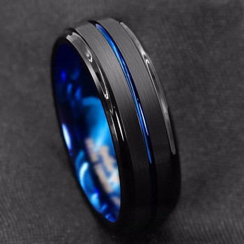 8 мм класически мъжки пръстени юбилейни изящни дизайнерски бижута модни унисекс годежни аксесоари подаръци за рожден ден