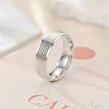 Модни мъжки пръстени Бижута от сплав Годишнина Класически годеж Сватба Подаръци за рожден ден Персонализирани мъжки пръстени