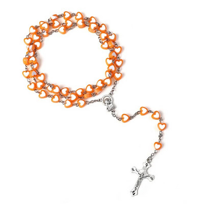 Ehted 2022 Trend Jeesuse Risti Roosipärja Kaelakee Vintage Risti ripats Katoliku Kaelakee Kingitused Tsingisulamitest aksessuaaride hulgimüük