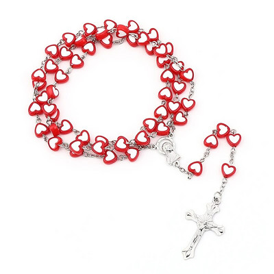 Ehted 2022 Trend Jeesuse Risti Roosipärja Kaelakee Vintage Risti ripats Katoliku Kaelakee Kingitused Tsingisulamitest aksessuaaride hulgimüük