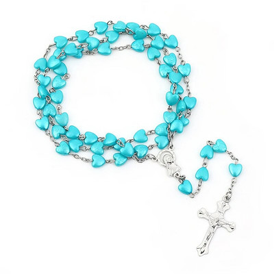 Ehted 2022 Trend Jeesuse Risti Roosipärja Kaelakee Vintage Risti ripats Katoliku Kaelakee Kingitused Tsingisulamitest aksessuaaride hulgimüük