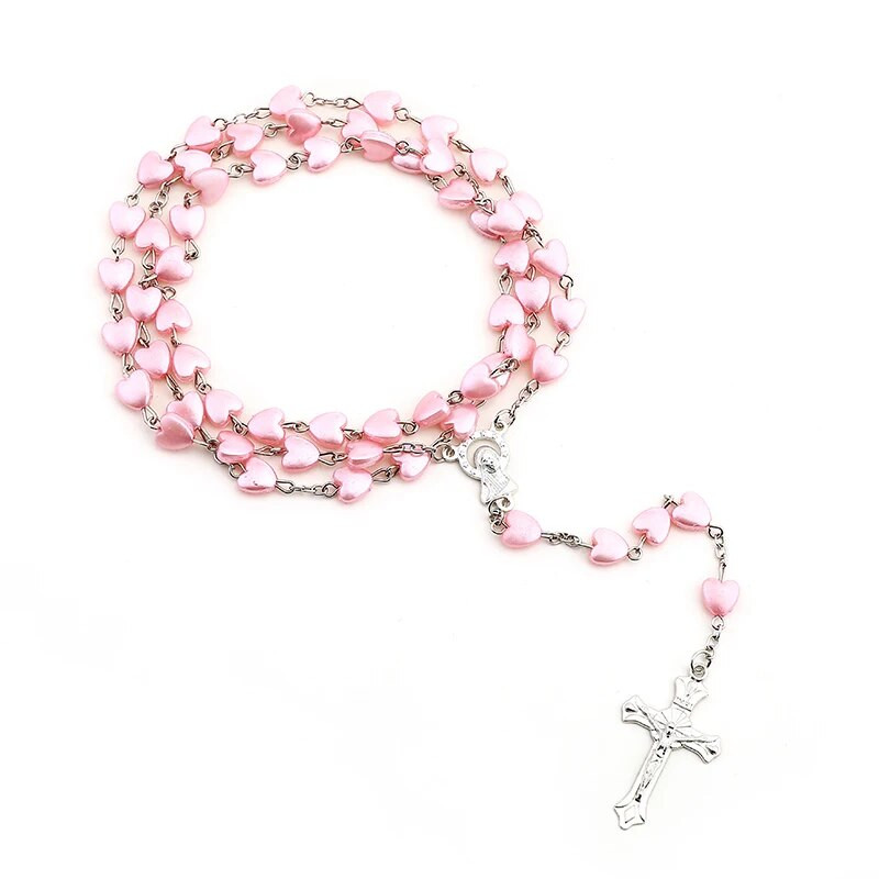 Ehted 2022 Trend Jeesuse Risti Roosipärja Kaelakee Vintage Risti ripats Katoliku Kaelakee Kingitused Tsingisulamitest aksessuaaride hulgimüük