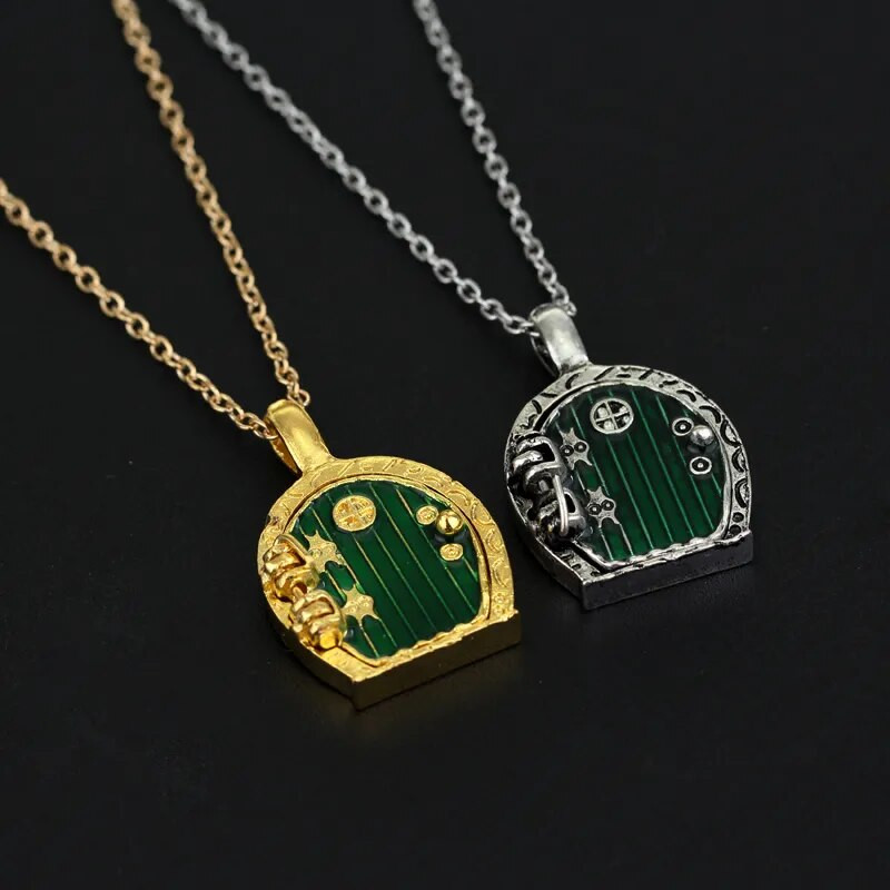 2020. aasta trendikas päkapiku roheliste lehtedega kaelakee ripats Elven Leaf isand Arwen Evenstari kaelakee meestele ja naistele Filmide ehete hulgimüük