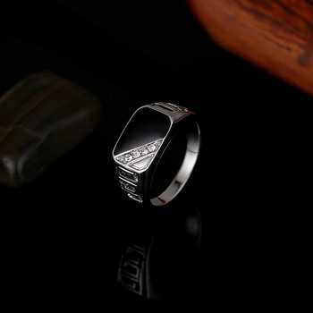 Нови модни мъжки пръстени за жени Бижута Унисекс Годежни сватбени ленти Инкрустация Годишнина Персонализирани аксесоари