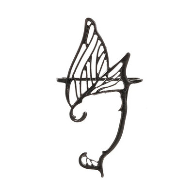 Elf Ear Hollow Ear Clips Naušnice Jednostavne cool Elf Ear Outline Elf Ear Manžeta za uho Legura bez piercinga Stepsa za uši Raznovrsni nakit za viseće uši