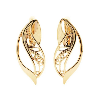 Vintage Geometrijski šuplji lišće Izrezani uzorak Naušnice za žene Vjenčane vjenčane zaručničke naušnice Nakit Pendientes Mujer