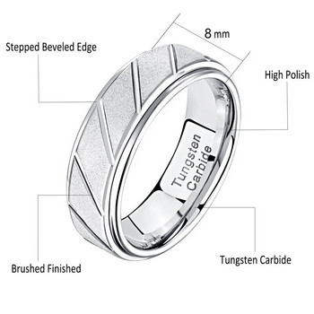 Νέο δαχτυλίδι από ανοξείδωτο ατσάλι με δαχτυλίδι από τιτάνιο ατσάλι Wave για ζευγάρια με δαχτυλίδι απλό ανδρικό και γυναικείο δαχτυλίδι απλό δώρο κοσμήματος