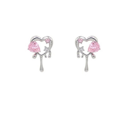 Jauni pērļu auskari Modes sirds formas auskari sievietēm spīdīgi izsmalcināti pērļu auskari ballītes rotaslietas festivāla dāvanas