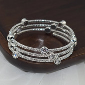 Kvaliteetne mood kristallist naiste avatud käevõruga manseti käevõrud, tüdrukute kividest ehted, pulmatarvikud, parim kingitus