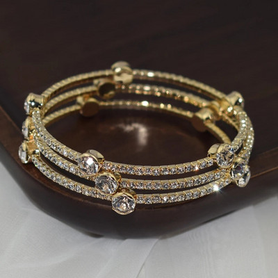 Kvaliteetne mood kristallist naiste avatud käevõruga manseti käevõrud, tüdrukute kividest ehted, pulmatarvikud, parim kingitus