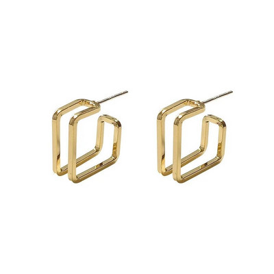 Adolph Trending Blue Gemstone Stud Naušnice za žene Četvrtaste korejske sjajne jeftine slatke naušnice Modni nakit Party 2023 Novi darovi