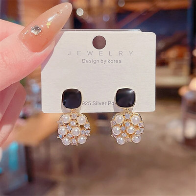 Adolph Trending Blue Gemstone Stud Naušnice za žene Četvrtaste korejske sjajne jeftine slatke naušnice Modni nakit Party 2023 Novi darovi