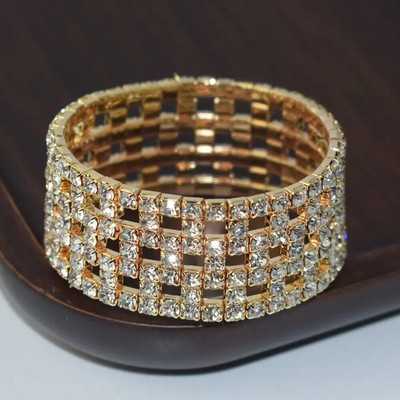 Empty floor Elastic Force narukvica Narukvica za žene Vjenčane narukvice s kristalima i narukvicama Nakit Pulseira Feminia Gif