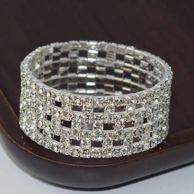 Empty floor Elastic Force narukvica Narukvica za žene Vjenčane narukvice s kristalima i narukvicama Nakit Pulseira Feminia Gif