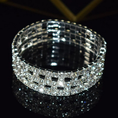 Empty floor Elastic Force narukvica Narukvica za žene Vjenčane narukvice s kristalima i narukvicama Nakit Pulseira Feminia Gif