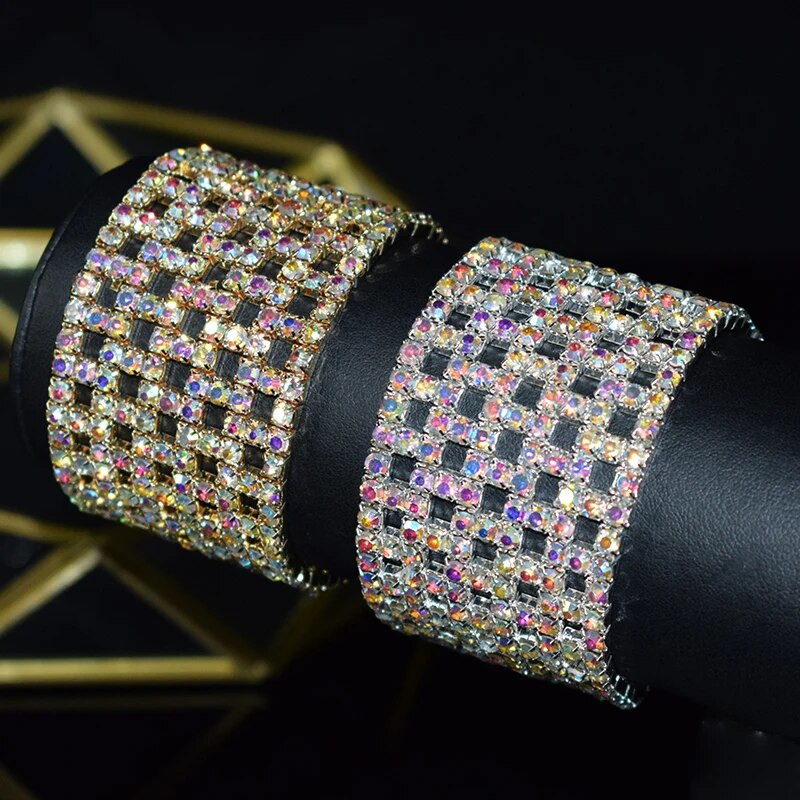 Empty floor Elastic Force narukvica Narukvica za žene Vjenčane narukvice s kristalima i narukvicama Nakit Pulseira Feminia Gif