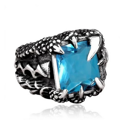 Jauna panka stila saullēkta krēslas gredzens vīriešiem ikdienas ballīšu rotaslietas