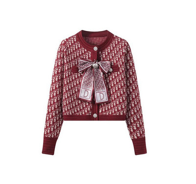 Naiste kampsunid, vööriist pikkade varrukatega avatud eesmine lühike kardigan vabaaja lõdva kaelusega, nööbiga alla kootud kardigan