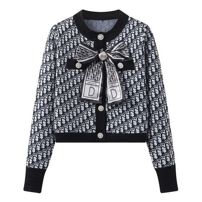 Naiste kampsunid, vööriist pikkade varrukatega avatud eesmine lühike kardigan vabaaja lõdva kaelusega, nööbiga alla kootud kardigan