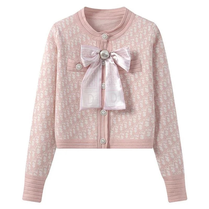 Naiste kampsunid, vööriist pikkade varrukatega avatud eesmine lühike kardigan vabaaja lõdva kaelusega, nööbiga alla kootud kardigan