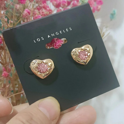 Jednostavne okrugle CZ cirkonske nitne naušnice u boji zlata i srebra sa slovom G Modni nakit Korejske naušnice za djevojke