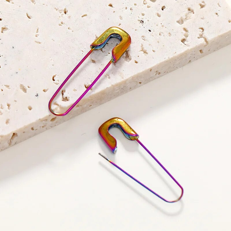 1 par modernih ženskih naušnica s iglama, osobnosti, temperamenta, hrskavice, viseće uho