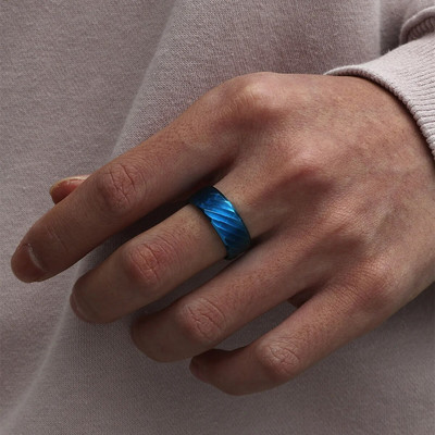 MANGOSKY Vintage 316L nerūsējošā tērauda gredzens vīriešiem un sievietēm nekad neizbalē Power Lucky mantras gredzens