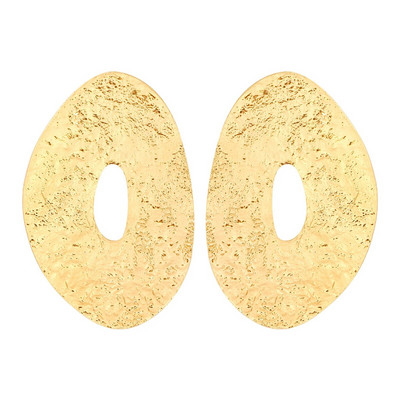 2023 ZAA naušnice Vintage nepravilne metalne petlje naušnice za žene Party Blagdanski nakit Dodaci