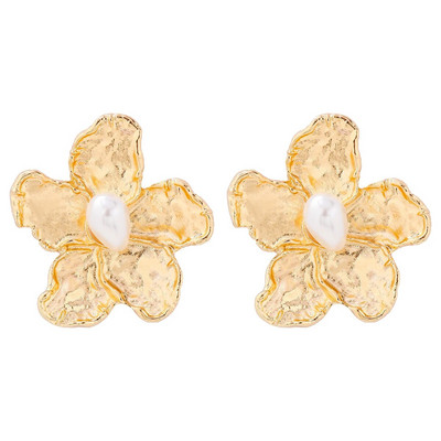 2023 ZAA naušnice Vintage nepravilne metalne petlje naušnice za žene Party Blagdanski nakit Dodaci