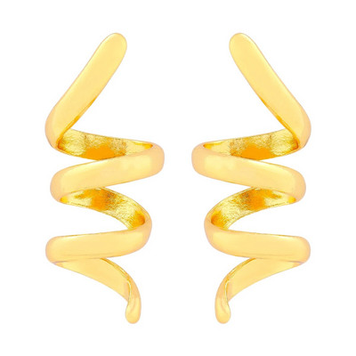 2023 ZAA naušnice Vintage nepravilne metalne petlje naušnice za žene Party Blagdanski nakit Dodaci