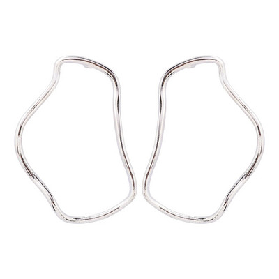 2023 ZAA naušnice Vintage nepravilne metalne petlje naušnice za žene Party Blagdanski nakit Dodaci