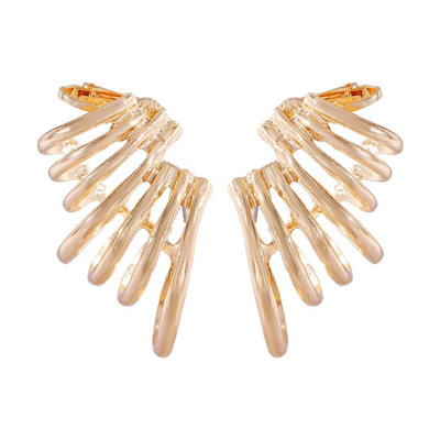 2023 ZAA naušnice Vintage nepravilne metalne petlje naušnice za žene Party Blagdanski nakit Dodaci