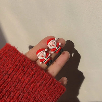 2023. Nove božićne slatke naušnice s naušnicama Crtić Djed Mraz Elk Snjegović Zvona Pahuljice Naušnice s ušima Žene Djevojke Božićni darovi za nakit