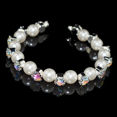 Prekrasne narukvice Ženske narukvice Kristalno biserne narukvice i narukvice zlatno srebrne boje luksuzni vjenčani nakit darovi od kamenčića