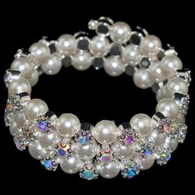 Prekrasne narukvice Ženske narukvice Kristalno biserne narukvice i narukvice zlatno srebrne boje luksuzni vjenčani nakit darovi od kamenčića