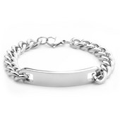 Punk narukvica s natpisom od nehrđajućeg čelika Modni šarm Hip Hop široki lanci Narukvice Pokloni za muškarce Nakit Vruća rasprodaja