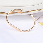 Chanfar otvorene manžetne narukvice za žene muškarce zlatne boje bakrene punk hip pop modne stilske narukvice s šarmom nakit poklon