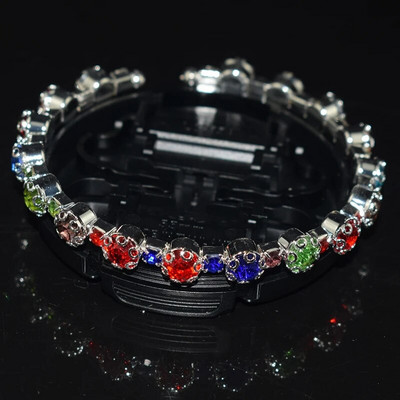 Divat aranyozott ezüstözött kristály mandzsetta karkötők és karkötők strasszos varázskarkötők női lányoknak menyasszonyi ékszerek