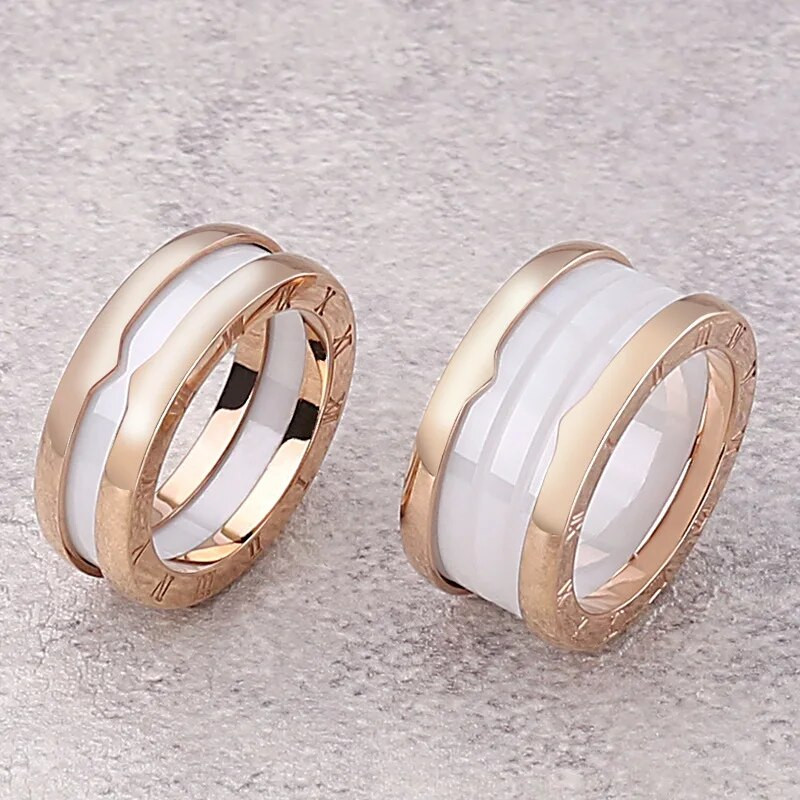 Modni neutralni prsten od nehrđajućeg čelika s rimskim brojevima za žene, muškarce, parove, poklon za godišnjicu, veleprodaja nakita