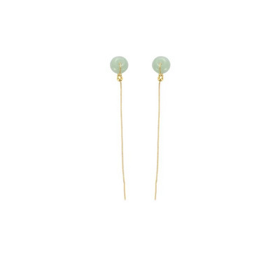 Hetian Jade Ear Line Transfer Seif Sagle Kinietiško stiliaus auskarai Moteriški Vasaros Temperamento Senovinio Style Net Red Dropship