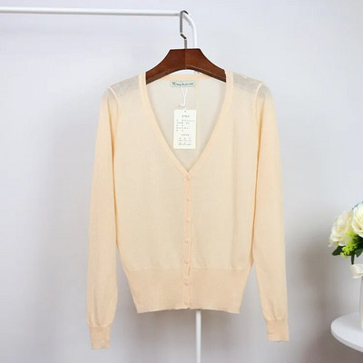 Veličina M-6XL Ženske pletene ležerne veste s V-izrezom široke veste s punim rukavima Kardigani Ženska pletena gornja odjeća