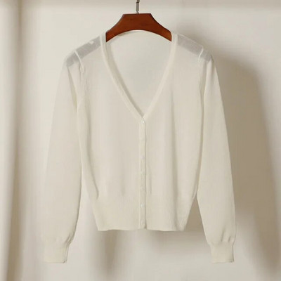 Veličina M-6XL Ženske pletene ležerne veste s V-izrezom široke veste s punim rukavima Kardigani Ženska pletena gornja odjeća
