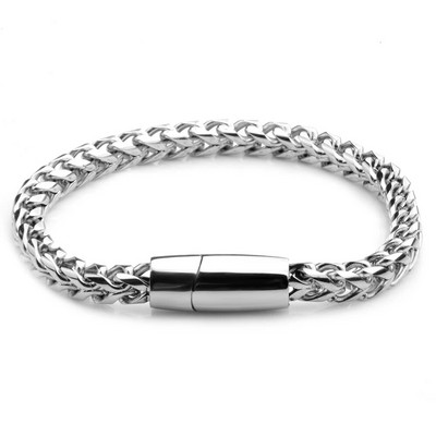 Vintage karika lanca od nehrđajućeg čelika, muška narukvica, ručno izrađene punk rock narukvice, muški ručni nakit, dodatak, poklon za muškarce, dečka