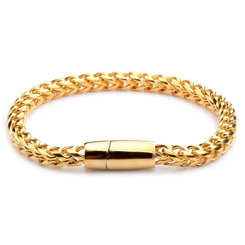 Vintage karika lanca od nehrđajućeg čelika, muška narukvica, ručno izrađene punk rock narukvice, muški ručni nakit, dodatak, poklon za muškarce, dečka