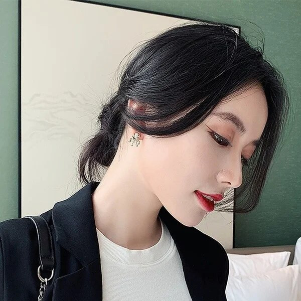 Unikatne modne naušnice s jednorogom za žene, popularni dodaci, cirkonske naušnice sa životinjama, poklon za vjenčanje, godišnjicu, nakit