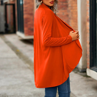 Nagyméretű női kardigán könnyű, nyitott elülső kardigán hosszú ujjú pulóver felsőruházat zsebekkel, hosszú női kardigánok 2022