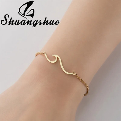 Shuangshuo 2022 Jauna modes bezgalības rokassprādze sievietēm ar kristāla akmeņiem Rokassprādze Infinity Number 8 ķēdes rokassprādzes Bileklik