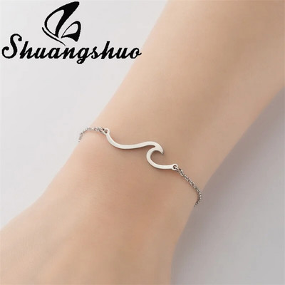 Shuangshuo 2022 Jauna modes bezgalības rokassprādze sievietēm ar kristāla akmeņiem Rokassprādze Infinity Number 8 ķēdes rokassprādzes Bileklik