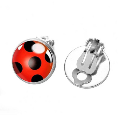 1 par modnih ženskih naušnica s štipaljkama Raznovrsni anime nakit Lagane ženske cosplay naušnice za zabave s krugovima u obliku točkica