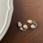 A legújabb divat tulipán fülbevaló Európából és Amerikából Női és ékszer bankett party esküvői pár ajándék évfordulója